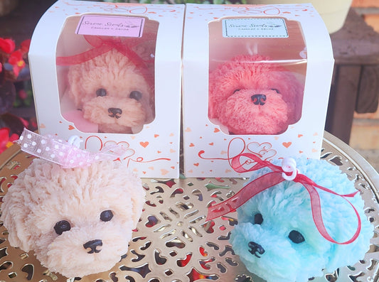 Puppy Head Candles Scented