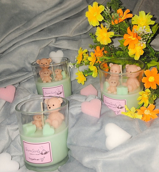 Bear Candles Scented